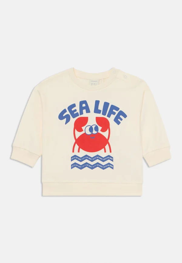 CRAB UNISEX - Sweatshirt - white