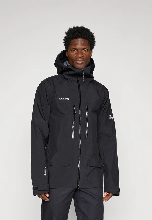 CRATER PRO HOODED JACKET MEN - Hardshelljacke - black