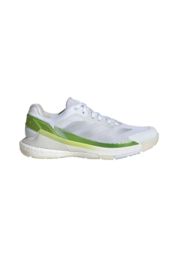 CRAZYQUICK BOOST - Padel-Schuhe - cloud white   metalic   lucid lemon