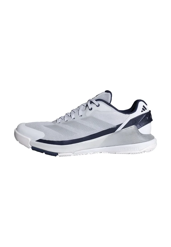 CRAZYQUICK  - Padel-Schuhe - cloud white   silver metallic   dark blue