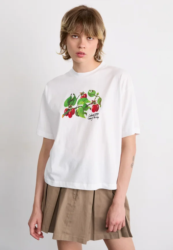 CREAM OF THE CROP  - T-Shirt print - white