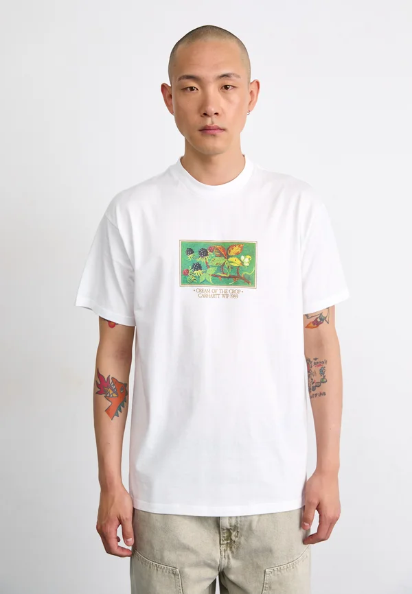 CREAM OF THE CROP - T-Shirt print - white