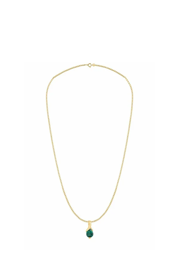 CREATED EMERALD - Halskette - yellow gold-coloured