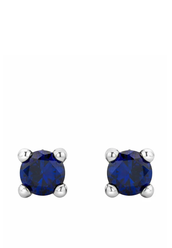 CREATED SAPPHIRE - Ohrringe - white gold coloured