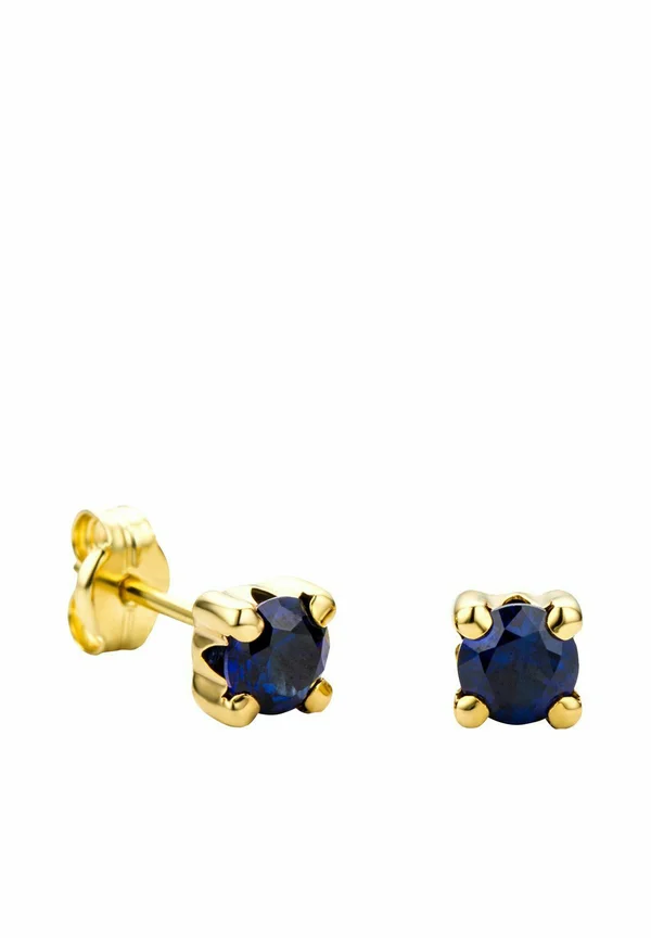 CREATED SAPPHIRE  - Ohrringe - yellow gold-coloured