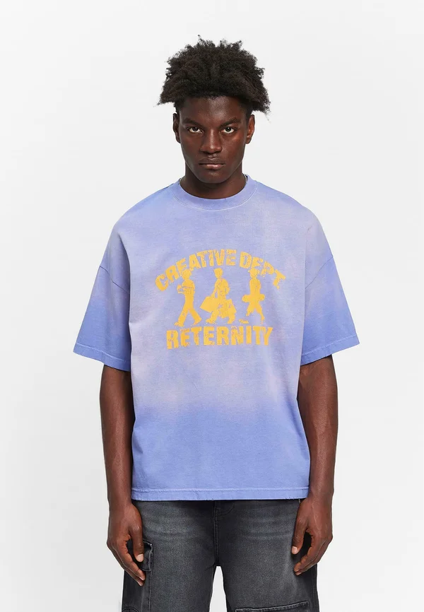 CREATIVE DEPT LOGO - T-Shirt print - washed purple