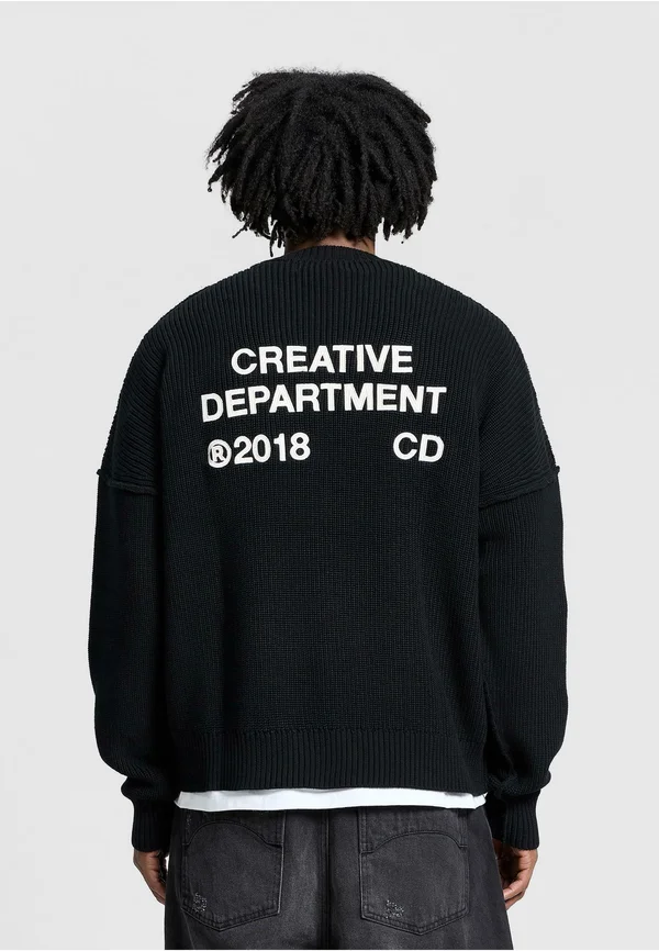 CREATIVE DEPT  - Strickpullover - black
