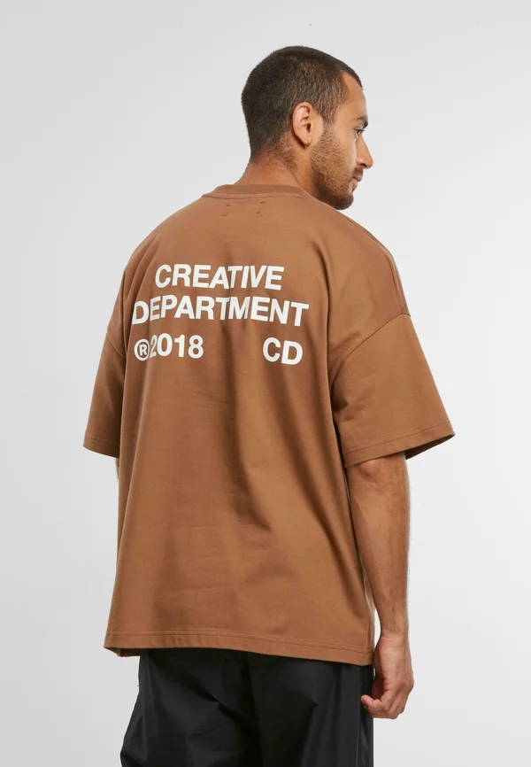 CREATIVE DEPT - T-Shirt print - brown