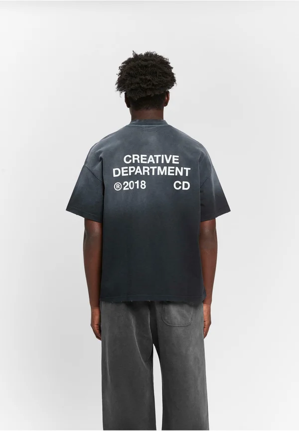 CREATIVE DEPT  - T-Shirt print - faded black
