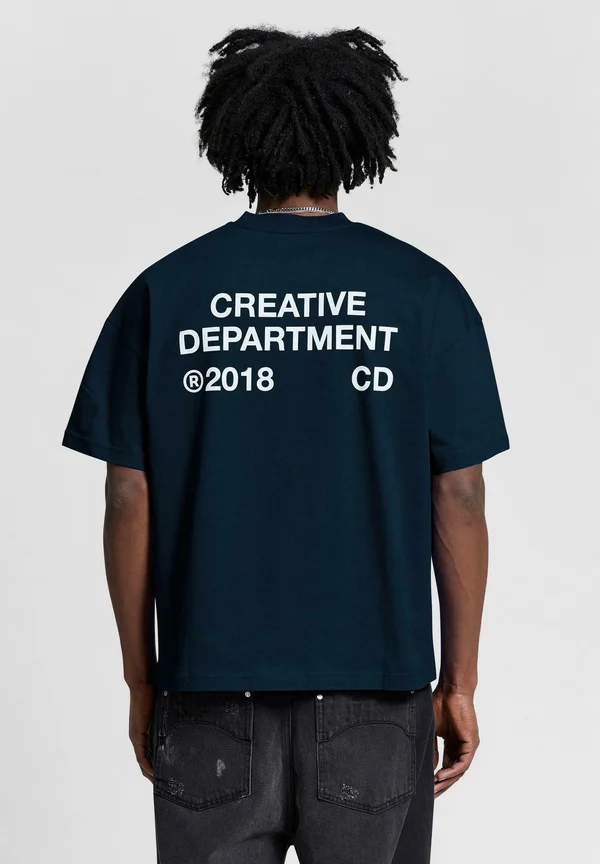 CREATIVE DEPT - T-Shirt print - navy