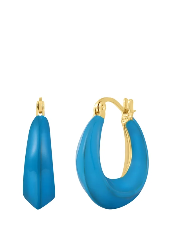 CREOLEN EMAILLE MODE - Ohrringe - gold-coloured