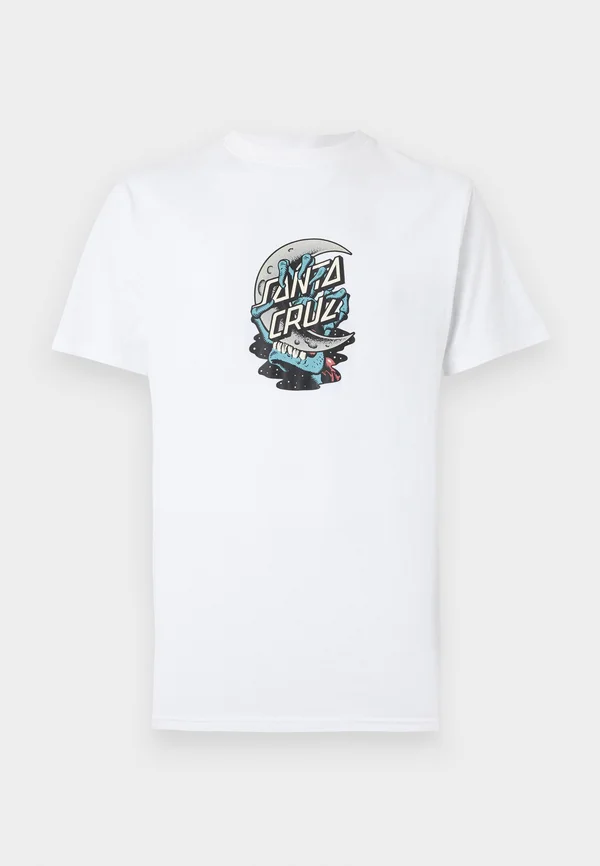 CRESCENT BONE HAND FRONT UNISEX - T-Shirt print - white