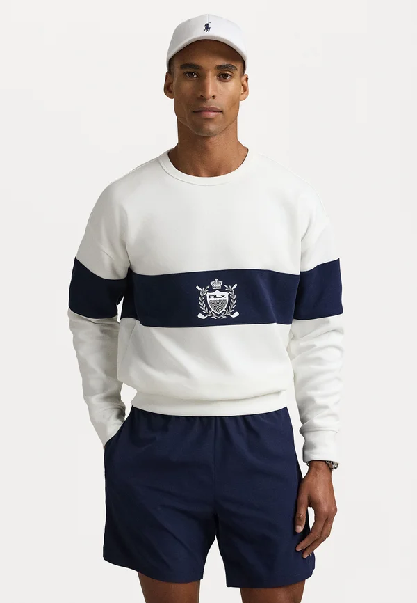 CREST DOUBLE-KNIT SWEATSHIRT - Sweatshirt - ceramic white/refined navy