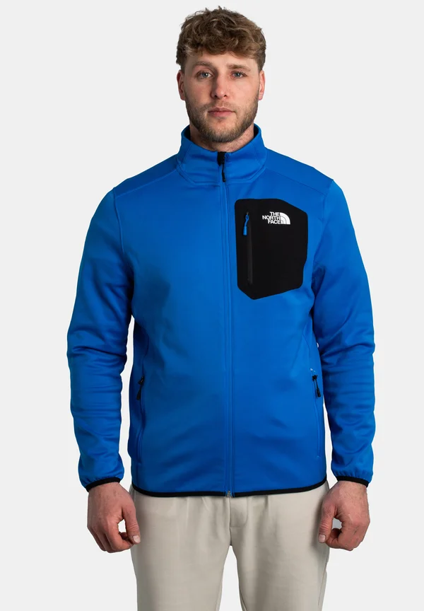 CREST FULL ZIP - Fleecejacke - hero blue /black