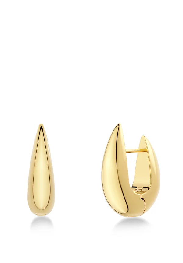 CREST HOOPS LARGE - Ohrringe - gold-coloured