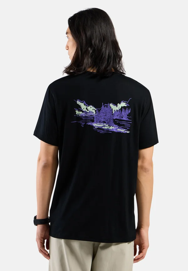 CREW NECK SS THERE'S MORE  - T-Shirt print - black