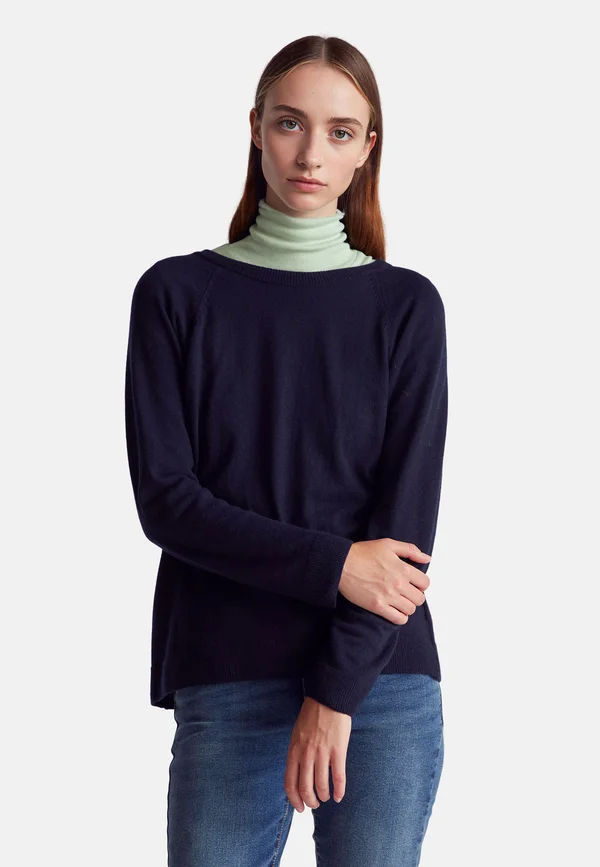 CREW NECK - Strickpullover - blue