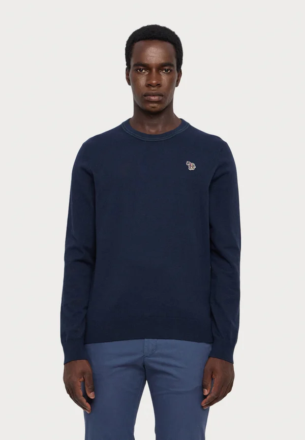 CREW NECK - Strickpullover - dark blue
