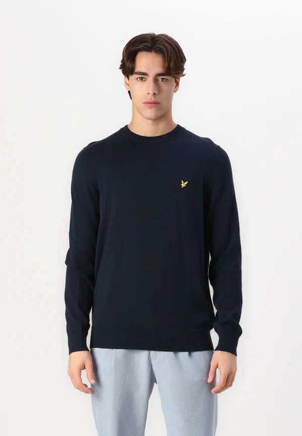 CREW NECK - Strickpullover - dark navy