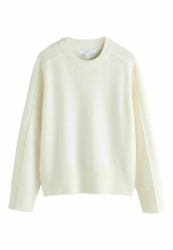 CREW NECK - Strickpullover - ecru