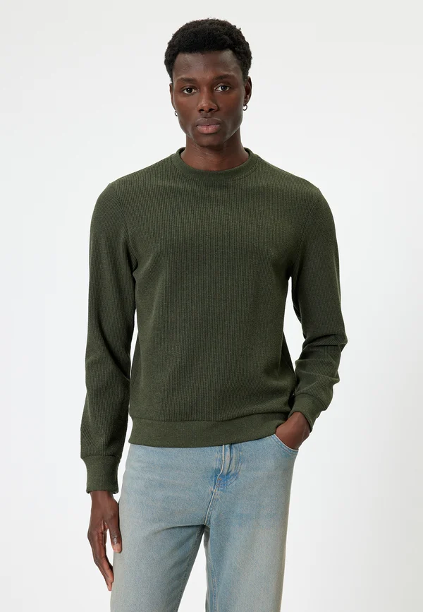 CREW NECK - Strickpullover - green