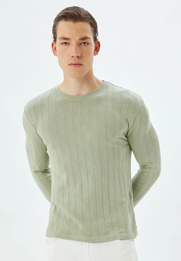 CREW NECK - Strickpullover - green