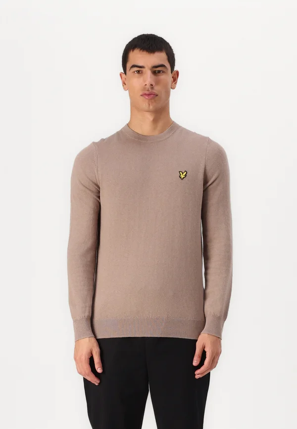 CREW NECK - Strickpullover - heritage taupe