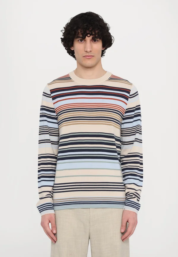 CREW NECK - Strickpullover - ice white