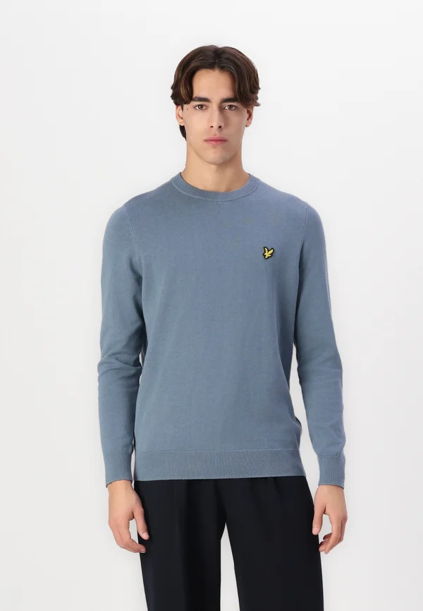 CREW NECK - Strickpullover - mist blue
