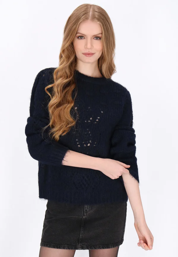 CREW NECK - Strickpullover - navy