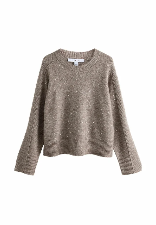 CREW NECK - Strickpullover - neutral sequin