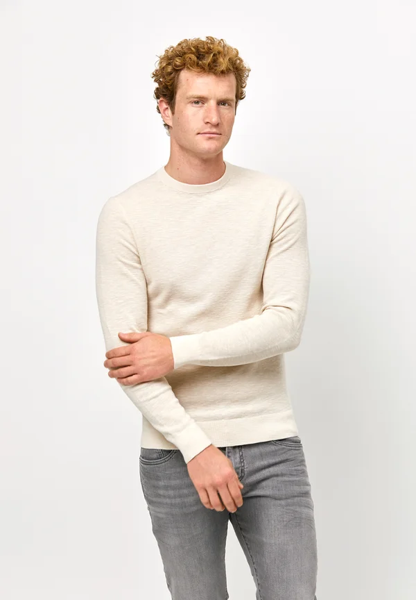 CREW NECK - Strickpullover - off white
