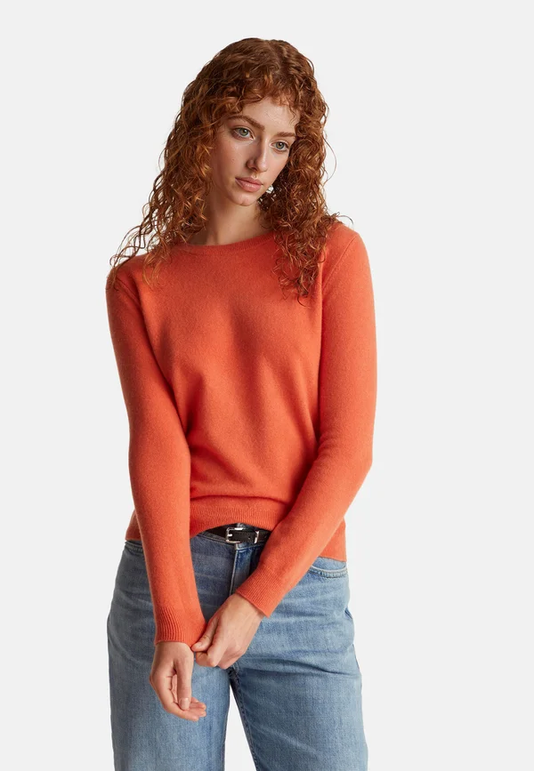 CREW NECK - Strickpullover - orange
