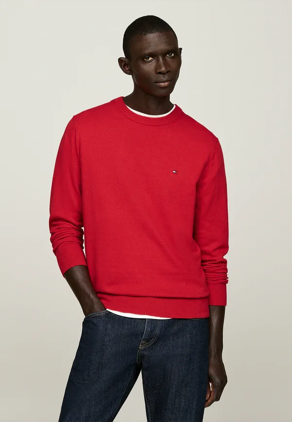 CREW NECK - Strickpullover - primary red