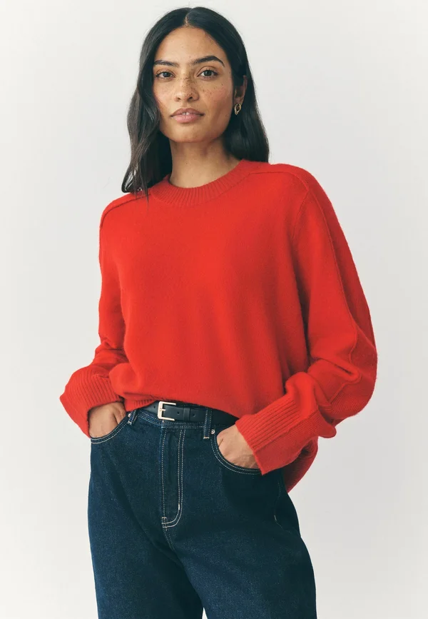 CREW NECK  - Strickpullover - red