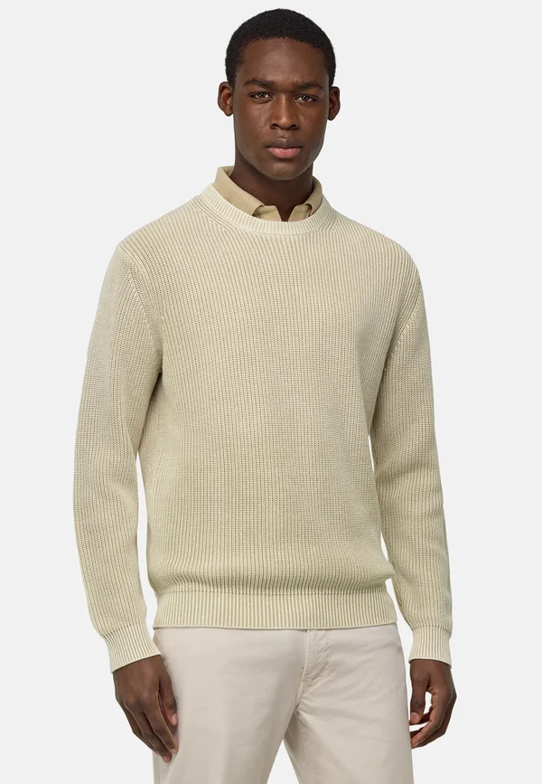 CREW NECK  - Strickpullover - sand
