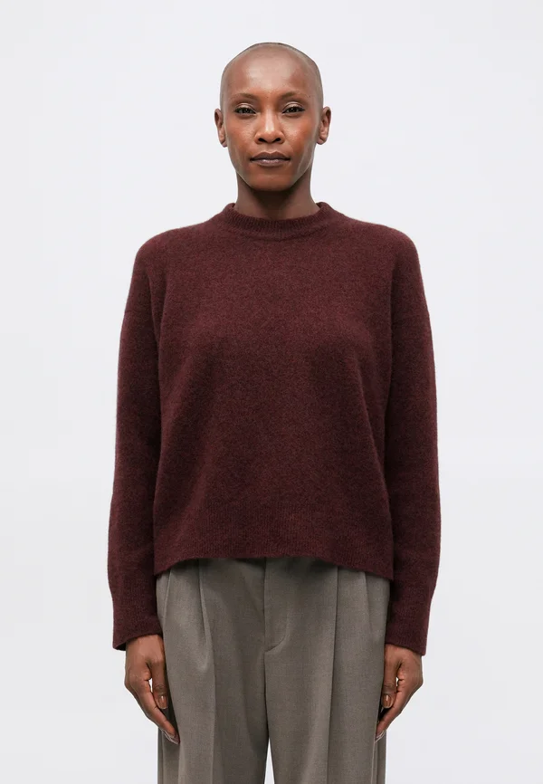 CREW NECK SWEATER - Strickpullover - burgundy
