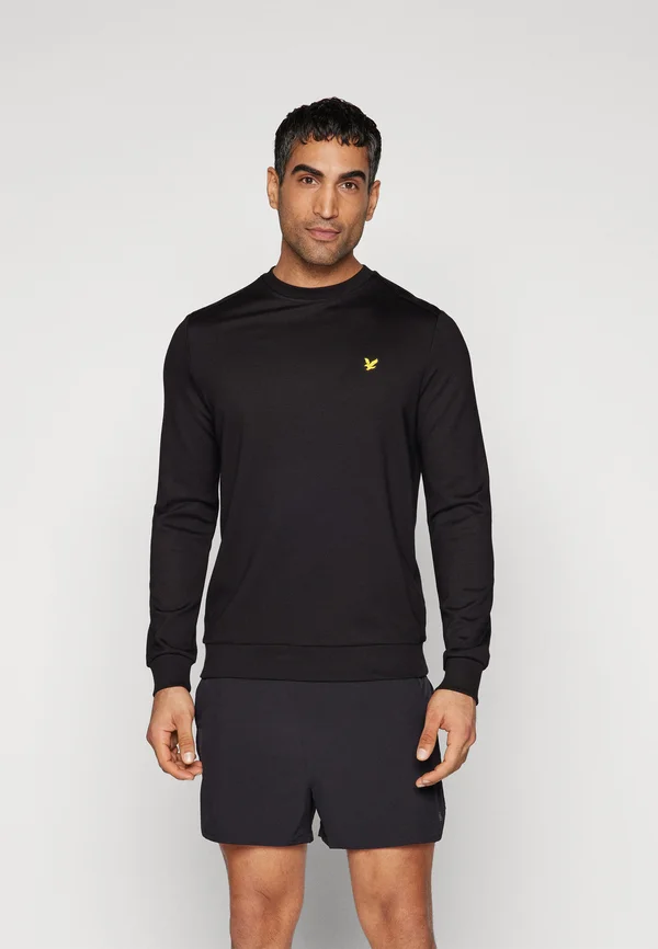 CREW NECK - Sweatshirt - jet black