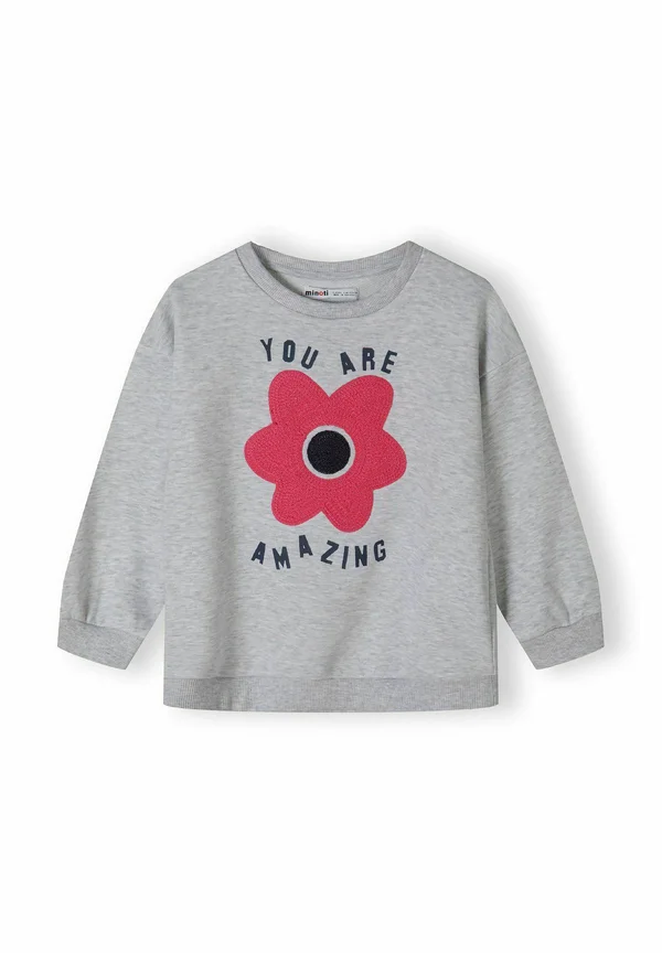 CREW NECK - Sweatshirt - mottled grey