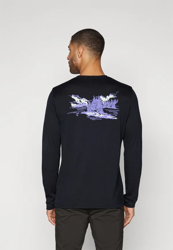 CREW NECK THERES MORE - Langarmshirt - black
