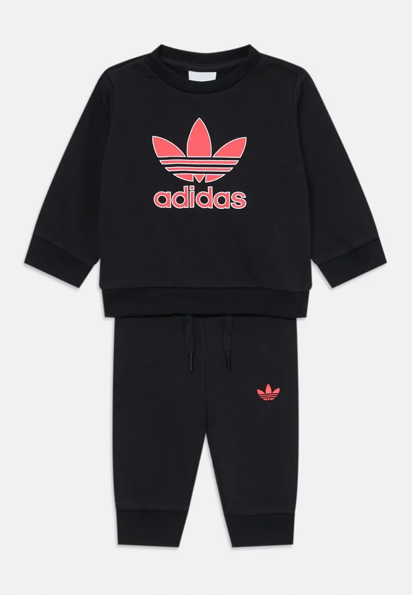 CREW SET - Trainingsanzug - black/lucid red