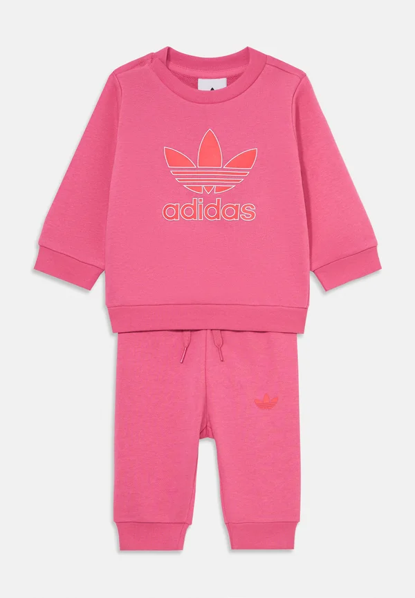 CREW SET - Trainingsanzug - pink fusion/lucid red