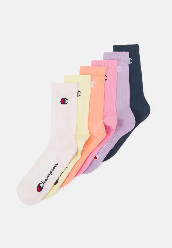 CREW SOCKS UNISEX 6 PACK  - Sportsocken - multi-coloured/white