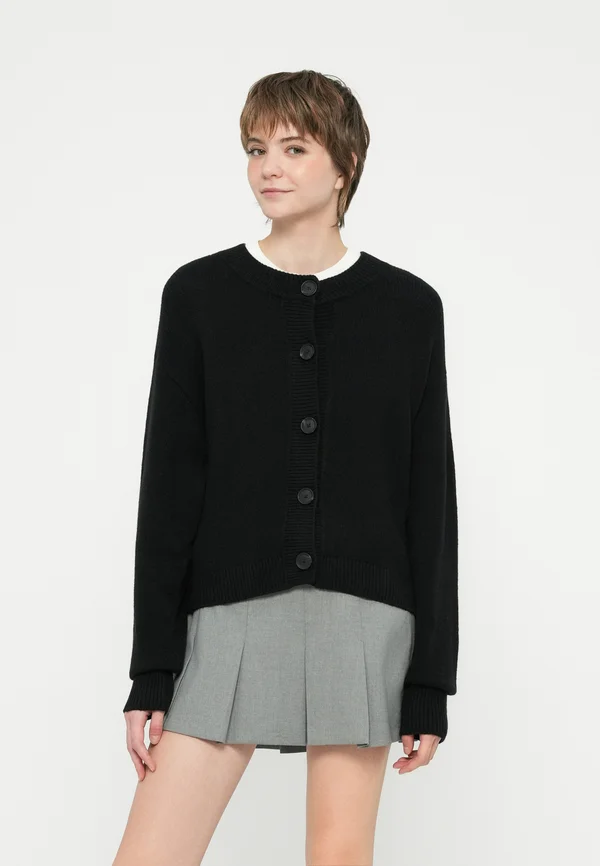 CREW - Strickjacke - black