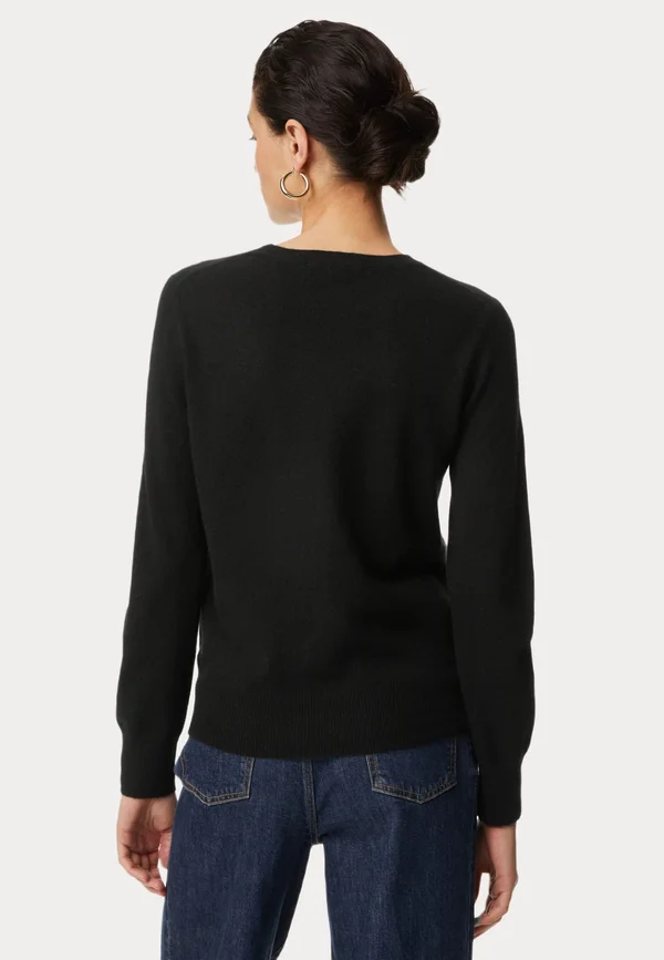 CREW - Strickpullover - black