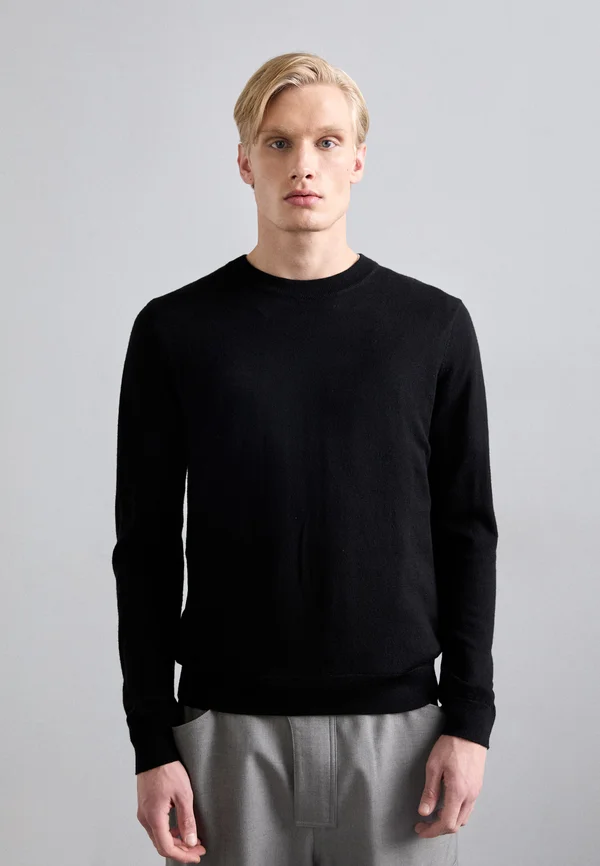 CREW - Strickpullover - black