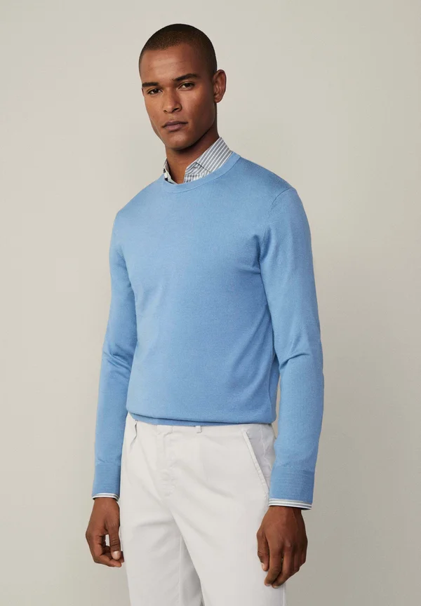 CREW - Strickpullover - chambray blue