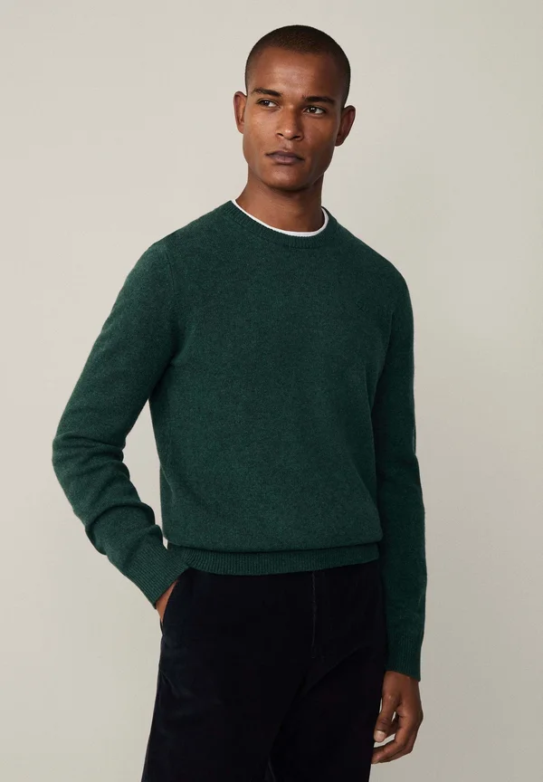 CREW - Strickpullover - forest night green