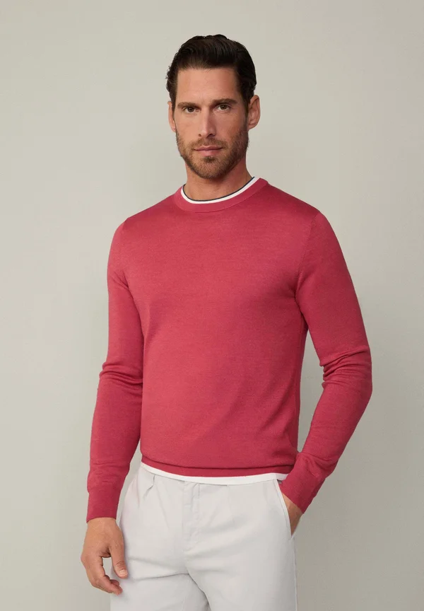 CREW - Strickpullover - summer red
