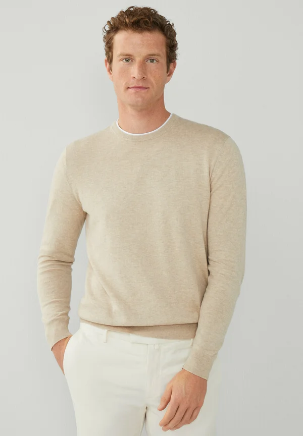 CREW - Strickpullover - taupe beige